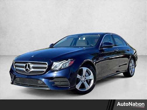 Lunar Blue Metallic 2017 Mercedes-Benz E-Class 4MATIC