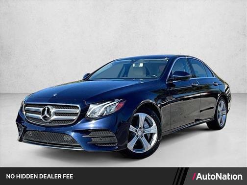 Lunar Blue Metallic 2017 Mercedes-Benz E-Class 4MATIC