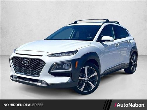 Chalk White 2021 Hyundai KONA Ultimate