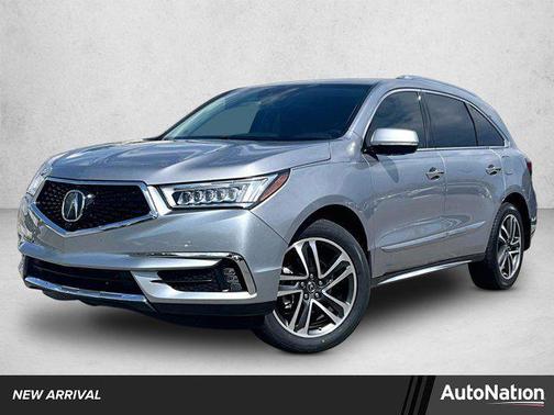 Silver/Gray 2017 Acura MDX 3.5L