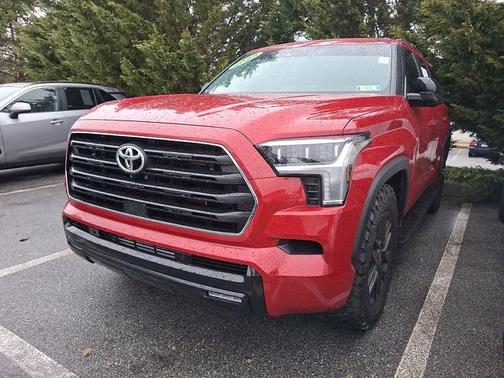 Supersonic Red 2025 Toyota Sequoia SR5