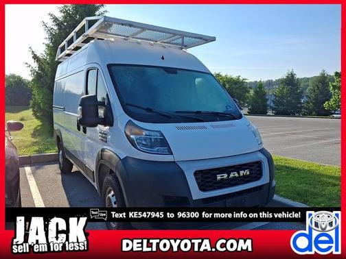 Bright White Clearcoat 2019 RAM ProMaster 1500 High Roof