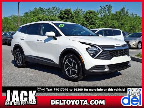 Snow White Pearl 2023 Kia Sportage Hybrid LX