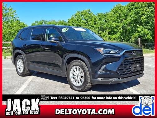 Midnight Black Metallic 2024 Toyota Grand Highlander XLE