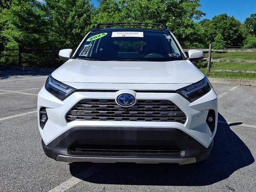 Wind Chill Pearl 2023 Toyota RAV4 Hybrid Limited