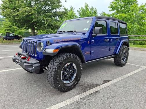 Ocean Blue Metallic Clearcoat 2019 Jeep Wrangler Unlimited Rubicon