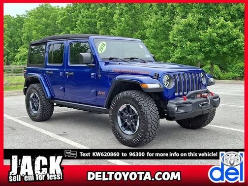 Ocean Blue Metallic Clearcoat 2019 Jeep Wrangler Unlimited Rubicon