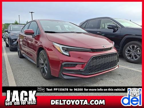 Ruby Flare Pearl 2023 Toyota Corolla SE