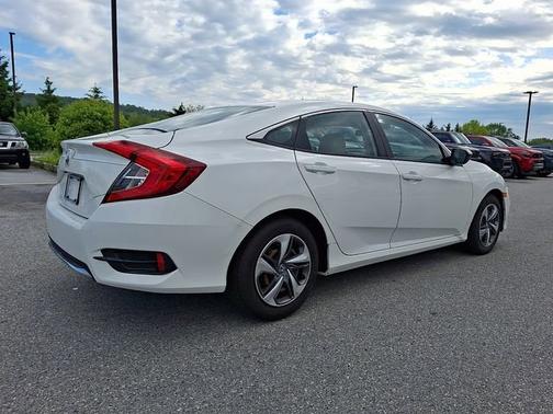 Platinum White Pearl 2019 Honda Civic LX