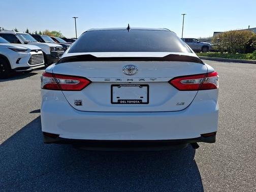 Super White 2019 Toyota Camry LE