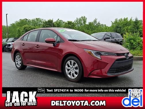 Ruby Flare Pearl 2025 Toyota Corolla LE