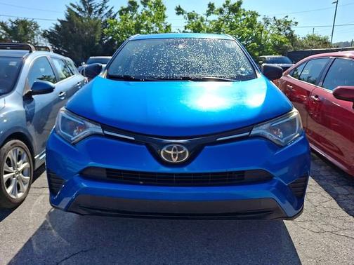 Electric Storm Blue 8X7 2018 Toyota RAV4 LE