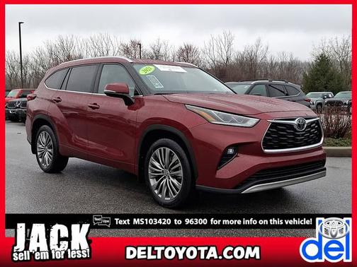 Ruby Flare Pearl 2021 Toyota Highlander Platinum