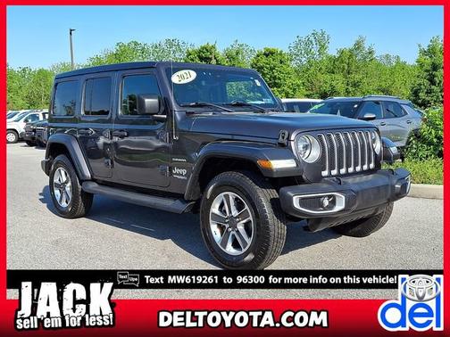Granite Crystal Metallic Clearcoat 2021 Jeep Wrangler Unlimited Sahara
