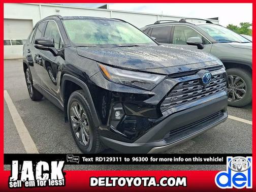 Midnight Black Metallic 2024 Toyota RAV4 Hybrid Limited