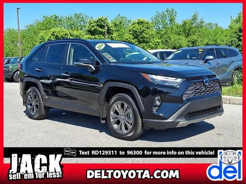 Midnight Black Metallic 2024 Toyota RAV4 Hybrid Limited