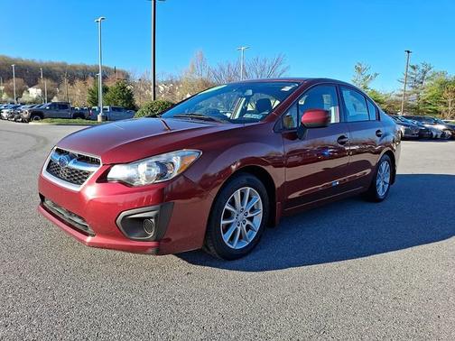 Camellia Red Pearl 2012 Subaru Impreza 2.0i Premium