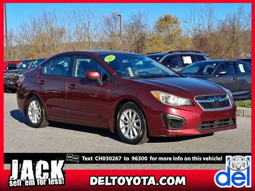 Camellia Red Pearl 2012 Subaru Impreza 2.0i Premium