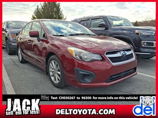 Camellia Red Pearl 2012 Subaru Impreza 2.0i Premium