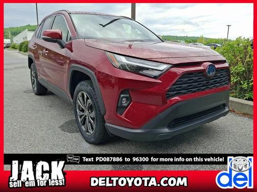 Ruby Flare Pearl 2023 Toyota RAV4 Hybrid XLE Premium