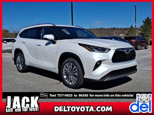 Wind Chill Pearl   089 2026 Toyota Highlander Hybrid Platinum