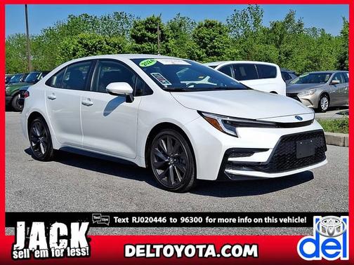 Wind Chill Pearl 2024 Toyota Corolla Hybrid SE