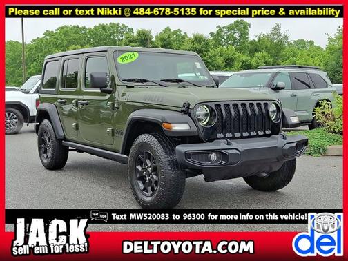 2021 Jeep Wrangler Unlimited Willys