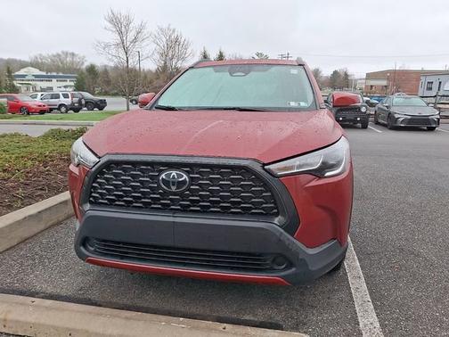 Barcelona Red Metallic 2023 Toyota Corolla Cross LE
