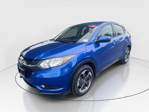 Aegean Blue Metallic 2018 Honda HR-V EX