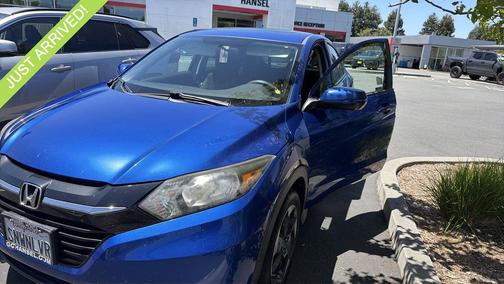 Aegean Blue Metallic 2018 Honda HR-V EX