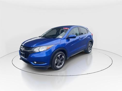 Aegean Blue Metallic 2018 Honda HR-V EX