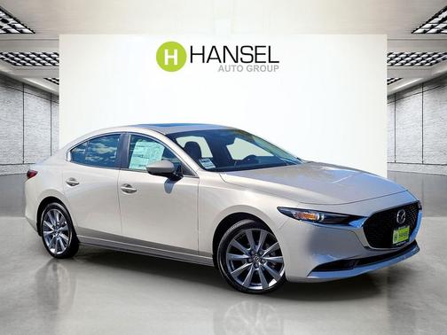 Platinum Quartz Metallic 2026 Mazda Mazda3 FWD w/Preferred Package