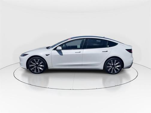 Pearl White Multi-Coat 2025 Tesla Model 3 Long Range