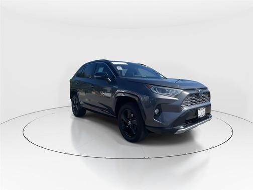 Magnetic Gray Metallic w/Black Roof 2019 Toyota RAV4 Hybrid SE