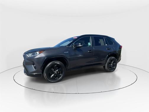 Magnetic Gray Metallic w/Black Roof 2019 Toyota RAV4 Hybrid SE