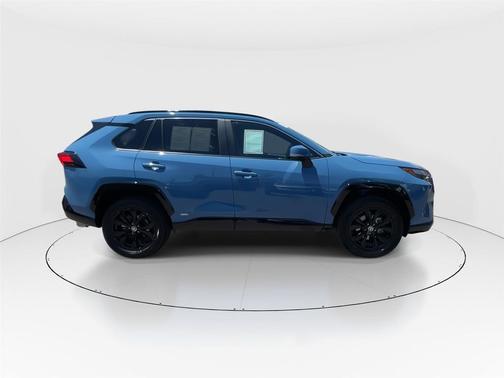 Cavalry Blue 2022 Toyota RAV4 Hybrid SE