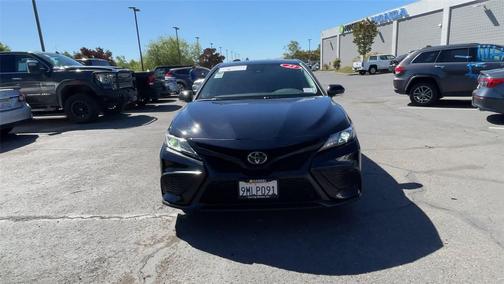 Midnight Black Metallic 2023 Toyota Camry SE