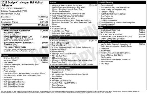 2023 Dodge Challenger SRT Hellcat