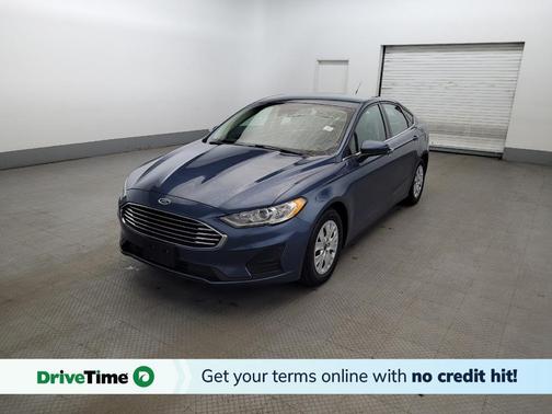 Blue 2019 Ford Fusion S