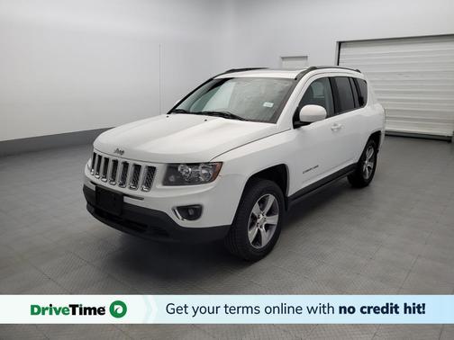 Bright White Clearcoat 2017 Jeep Compass High Altitude