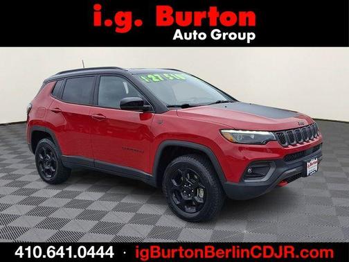 Red 2024 Jeep Compass Trailhawk