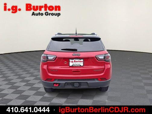 Red 2024 Jeep Compass Trailhawk