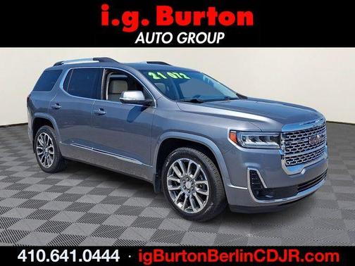 Steel Metallic 2020 GMC Acadia Denali
