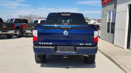 Blue 2017 Nissan Titan SL