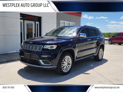 Blue 2018 Jeep Grand Cherokee Summit