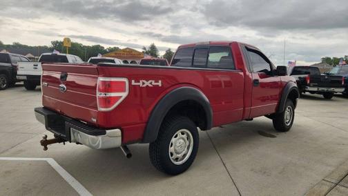 Red 2010 Ford F-150 XLT