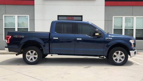Blue 2015 Ford F-150 XLT