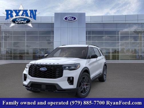 Space White Metallic 2026 Ford Explorer ST-Line