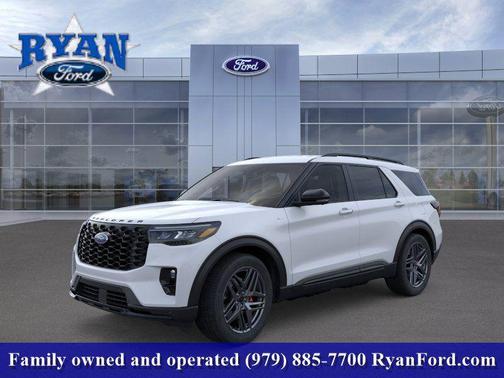 Space White Metallic 2026 Ford Explorer ST-Line