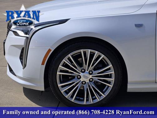 Crystal White Tricoat 2021 Cadillac CT4 Premium Luxury